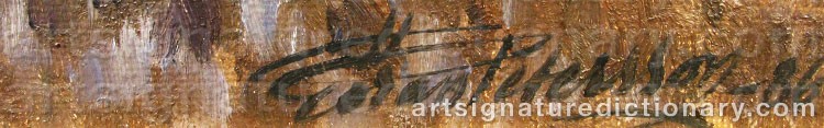 Signature by Göran PETERSSON