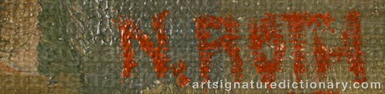 Signature by Norbertine Von BRESSLERN-ROTH