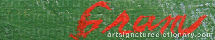 Signature by Lennart GRAM