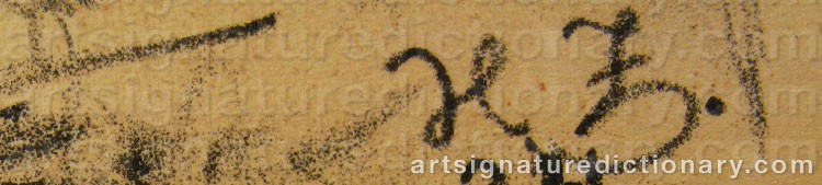 Signature by Helge ZANDÉN