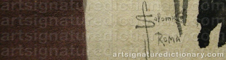 Signature by Sergei Sergeievich SOLOMKO