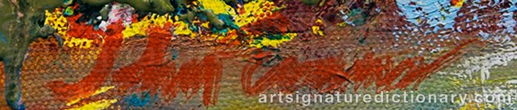 Authentic signature by John EVANS on Painting/Watercolour artwork