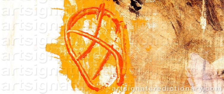 Authentic signature by Håkan STRÖMBERG on artwork