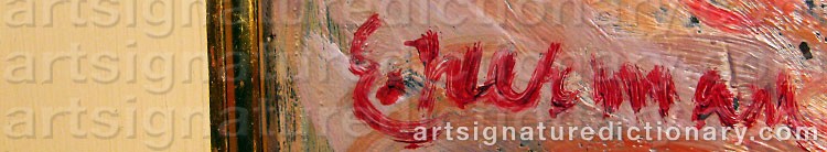 Signature by Einar NERMAN