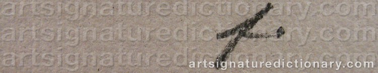 Signature by Jean Louis FORAIN