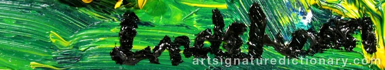 Close-up details showing Bengt LINDSTRÖM signature forgery characteristics