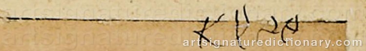 Signature by Paul KLEE