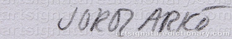 Signature by Jordi ARKÖ
