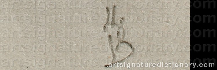 Signature by Gerhard HENNING