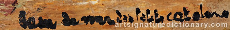 Authentic signature by Lucien GENIN on Painting/Watercolour artwork