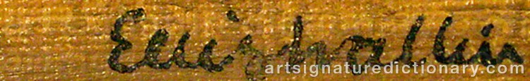 Signature by Ellis WALLIN