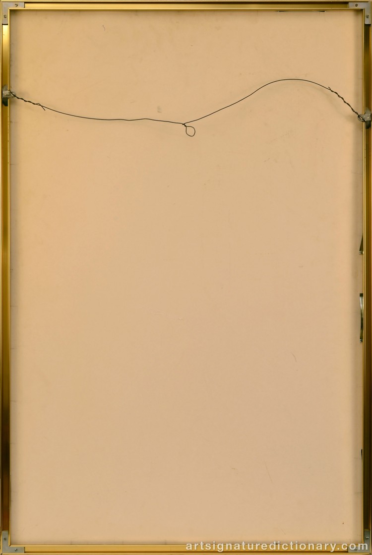 Close-up details showing Salvador DALI signature forgery characteristics