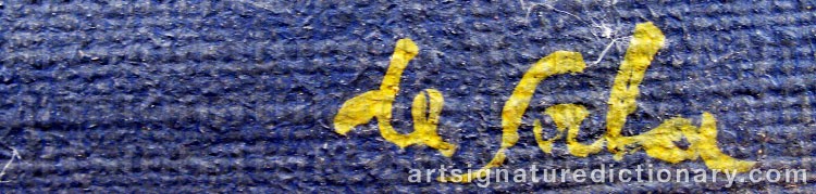 Signature by Eugene De SALA