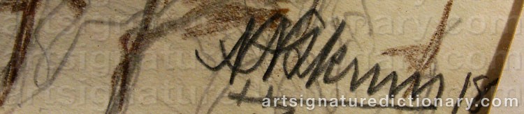 Signature by Nils Nilsson (Sami Artist) SKUM