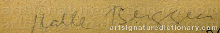 Signature by Kalle BERGGREN
