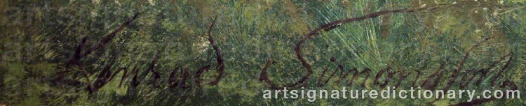 Signature by Konrad SIMONSSON