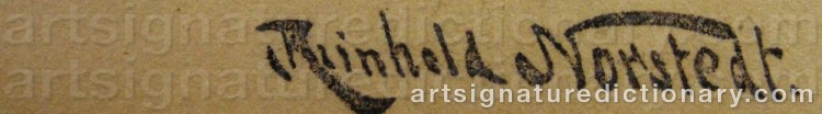 Signature by Reinhold NORSTEDT