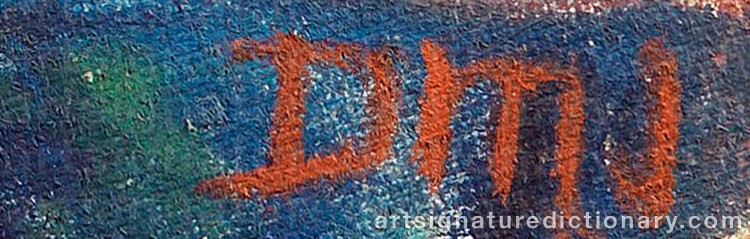 Authentic signature by Dorothea MAETZEL-JOHANNSEN on Painting/Watercolour artwork