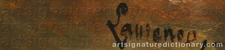 Authentic signature by Sydney Mortimer LAURENCE on Painting/Watercolour artwork