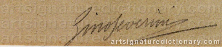 Signature by Gino SEVERINI