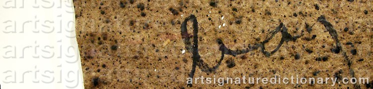 Signature by Enrico BAJ