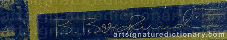 Signature by Bengt BERGLUND