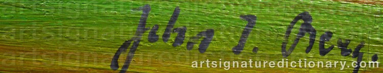 Signature by John Ivar BERG