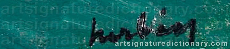 Signature by Auguste HERBIN