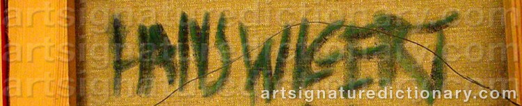 Signature by Hans WIGERT