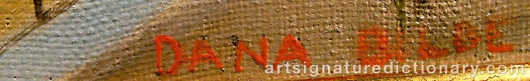 Signature by Dana BILDE