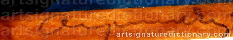 Signature by Adja YUNKERS