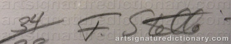 Signature by Frank STELLA