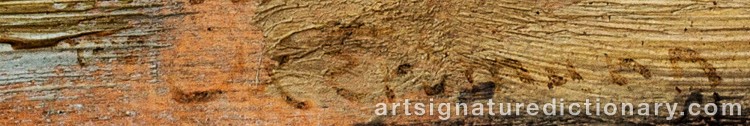 Authentic signature by Axel ERDMANN on Painting/Watercolour artwork