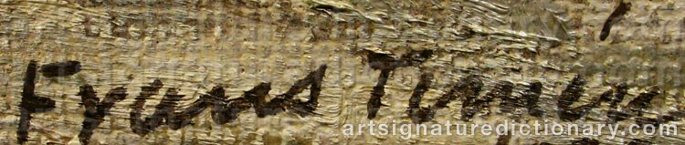 Signature by Frans TIMÉN