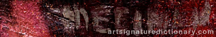 Authentic signature by Johannes Cornelius DEELMANN on  artwork