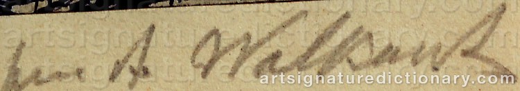 Signature by Abraham WALKOWITZ