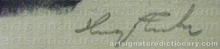 Signature by Hugo ZUHR