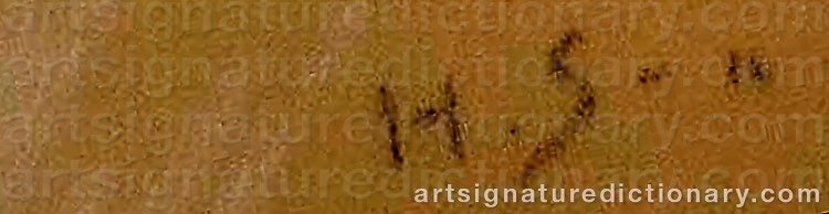 Authentic signature by Hanna SUOMALAINEN on Painting/Watercolour artwork