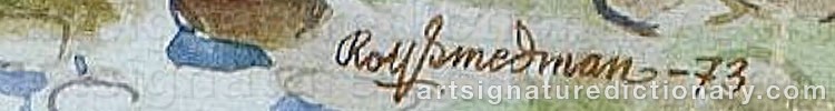 Signature by Rolf SMEDMAN