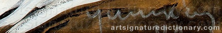 Signature by Adja YUNKERS