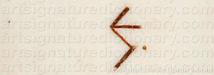 Authentic signature by Sune ENOKSSON on Other artwork