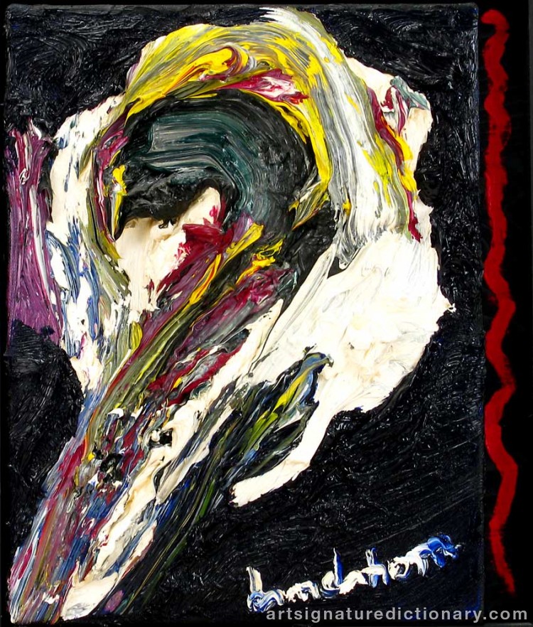 Close-up details showing Bengt LINDSTRÖM signature forgery characteristics