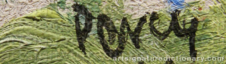 Signature by Arthur PERCY