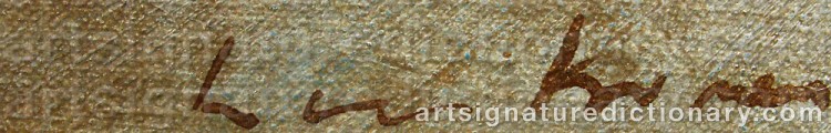 Authentic signature by Tero LAAKSONEN on Painting/Watercolour artwork