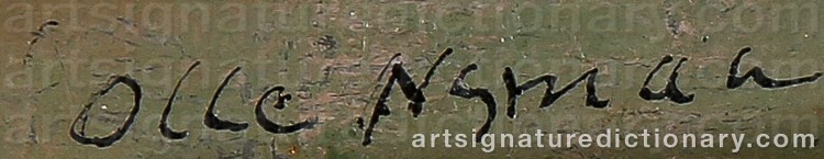 Signature by Olle NYMAN