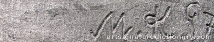 Signature by Martin KIPPENBERGER