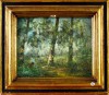 Close-up details showing Jean Baptiste Camille COROT signature forgery characteristics