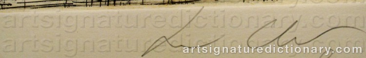 Signature by Sandro CHIA