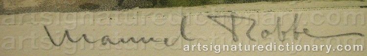 Signature by Manuel ROBBE