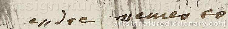 Signature by Endre NEMES